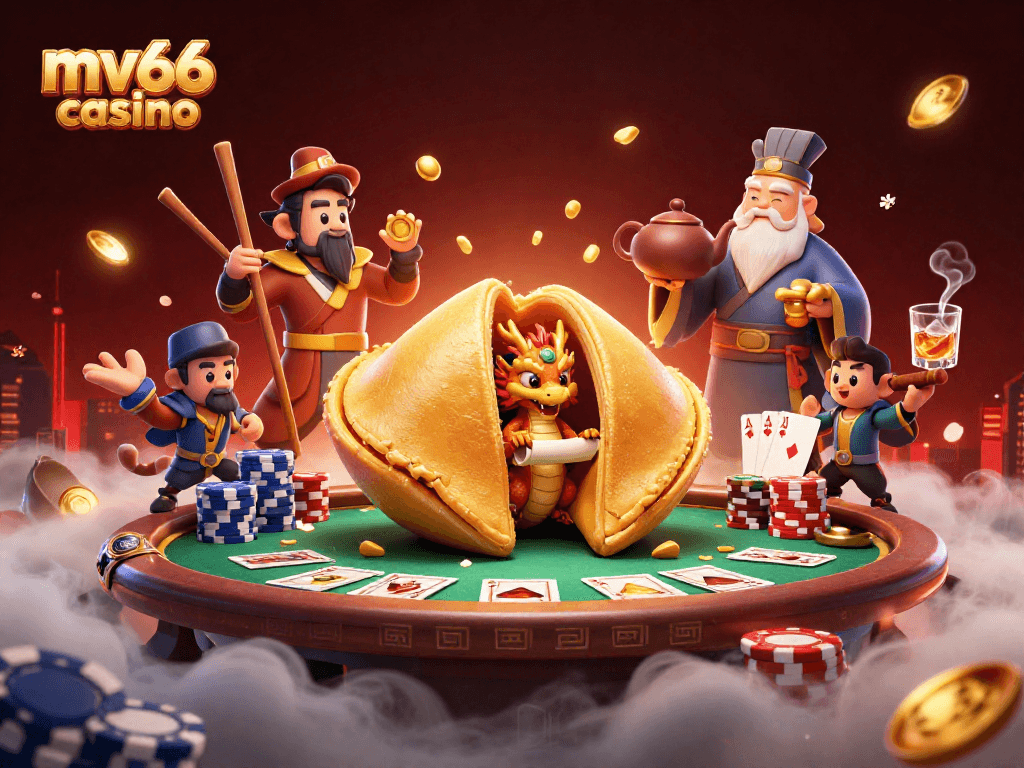 Engage with exciting games at mv66 casino, featuring epic poker battles and enchanting golden treasures.