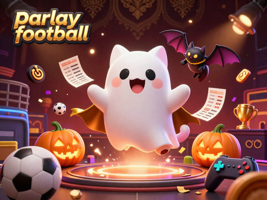 Engage in parlay football excitement with our vibrant sportsbook characters in a lively betting scene.