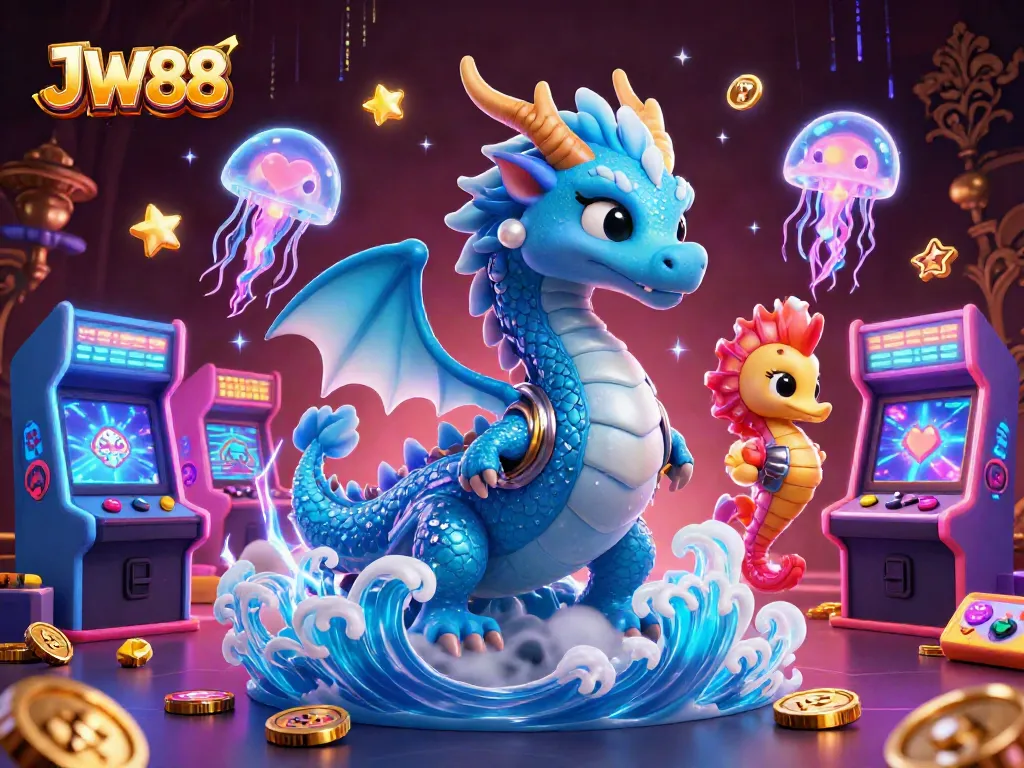 Experience the excitement of JW88 online with vibrant gaming elements and captivating casino visuals.
