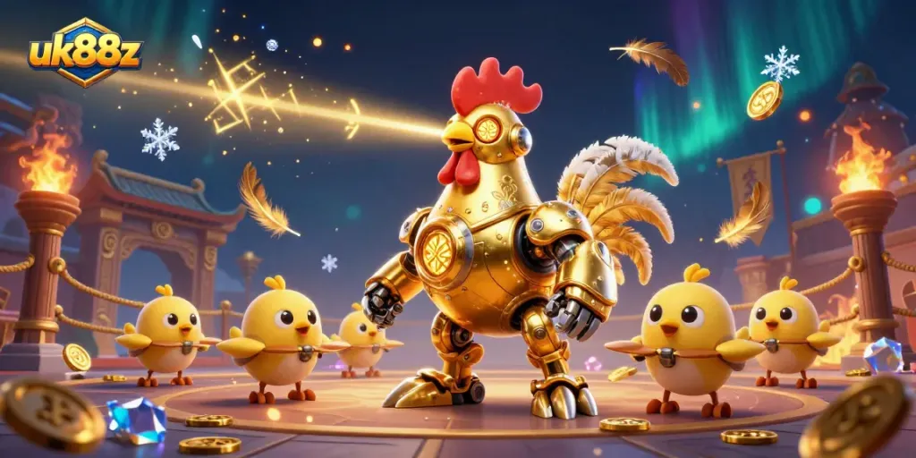Win big with the thrilling uk88z gaming experience featuring a vibrant casino scene.