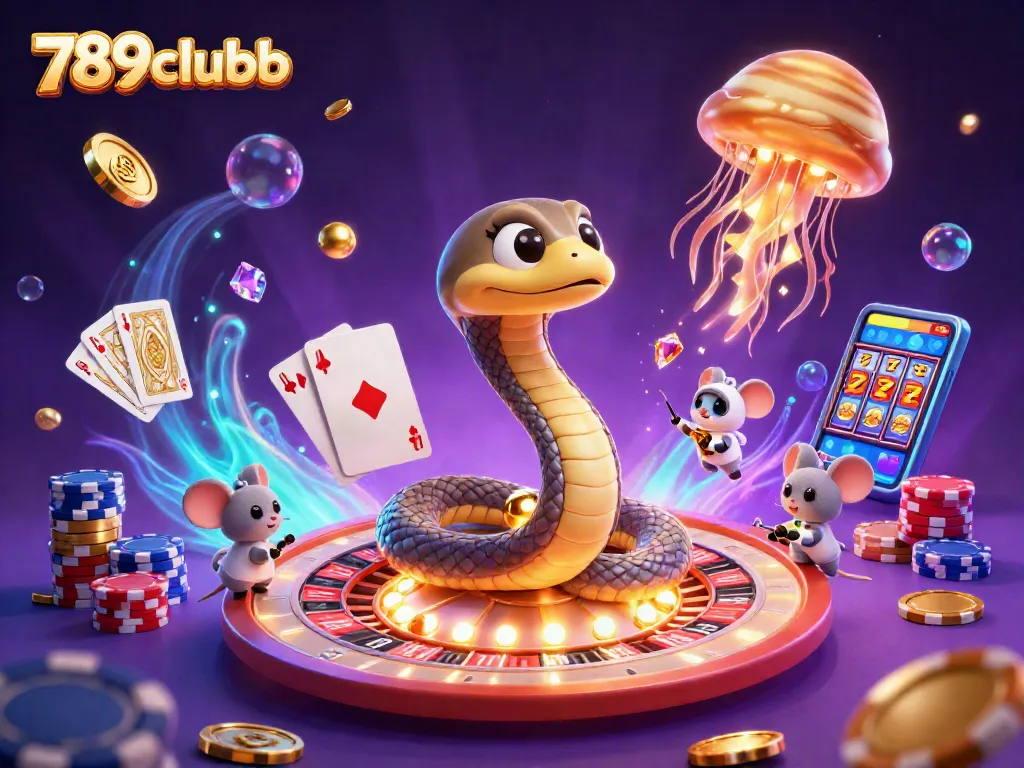 Experience thrilling gaming with 789clubb’s captivating cosmic casino scene.