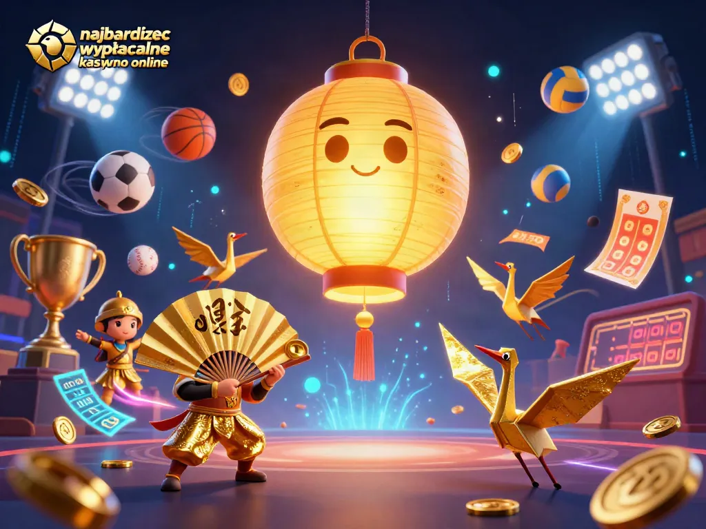 Experience the thrill of the najbardziej wypłacalne kasyno online with vibrant 3D casino-themed artwork.