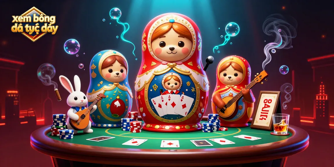 Engage with xem bóng đá trực tiếp featuring playful casino scenes with colorful elements and immersive characters.