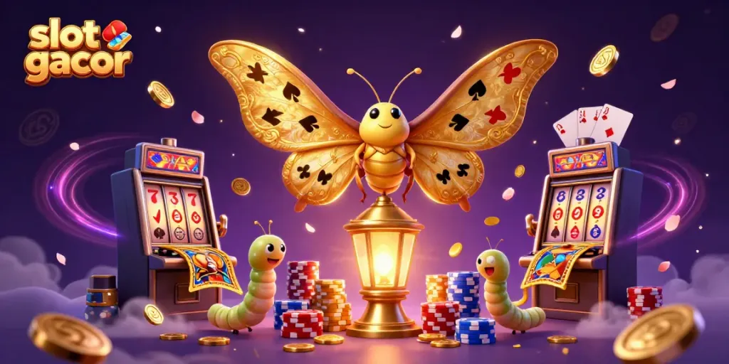 Bermain slot gacor dengan simbol kartu dan mesin slot yang bersinar cerah, ayo menangkan jackpot!