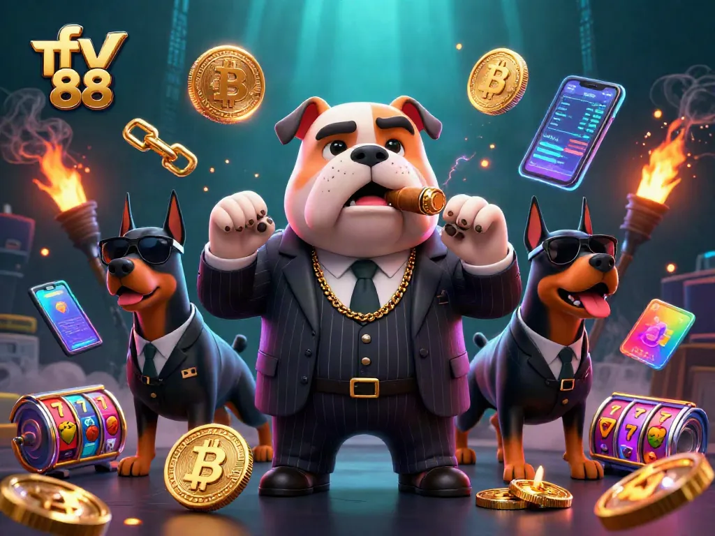 Engage with fv 88 in a lively casino environment highlighted by vibrant slot elements.