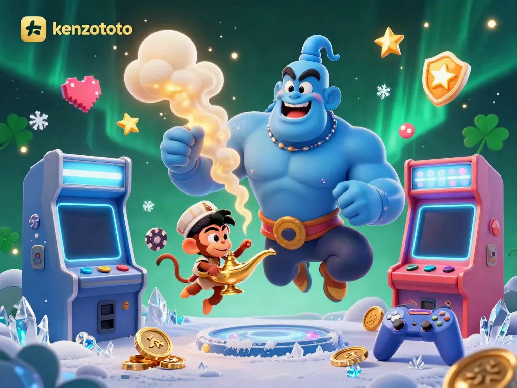 Engage in the kenzototo fishing game adventure with magical characters in a vibrant 3D scene.