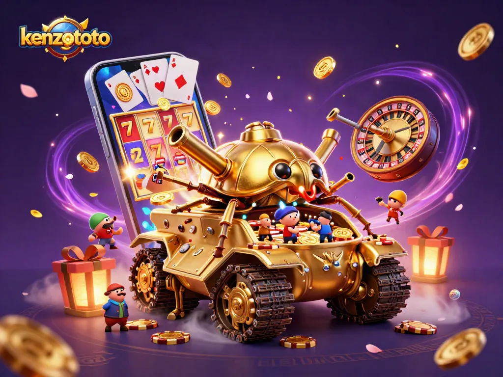 Kenzototo showcases an exciting 3D casino experience with playful gaming elements and vibrant features.
