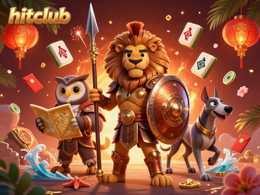 Experience the excitement of hitclub with engaging characters and vibrant casino elements.