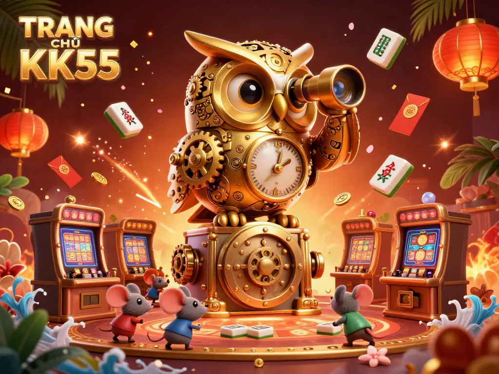 Experience thrilling gameplay at TRANG CHỦ KK55 with immersive casino elements in a vibrant setting.