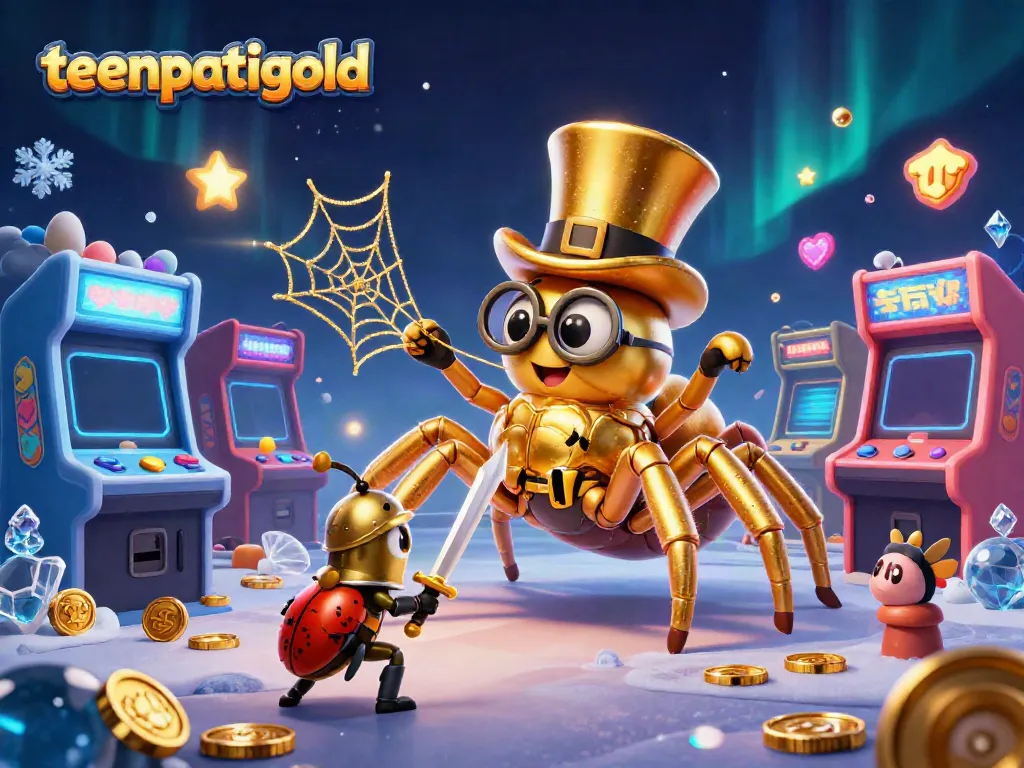 Engage with the teenpatiigold gaming experience featuring animated characters and casino elements in a 3D vibrant scene.