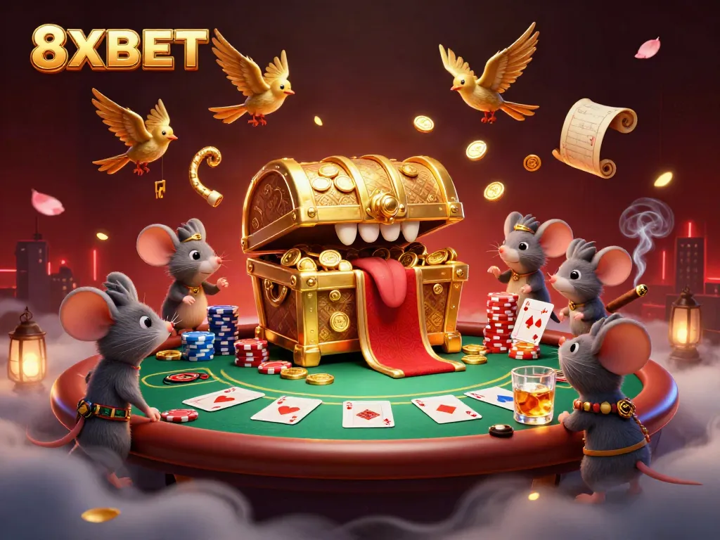 Experience excitement at 8XBET with engaging poker tables and vivid game elements.