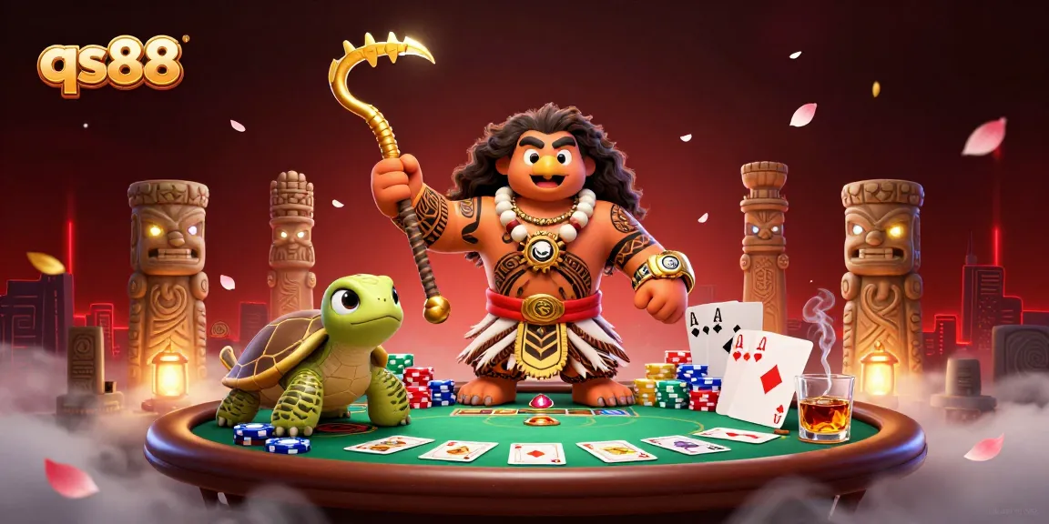 Join the excitement of qs88 with vibrant poker action featuring unique characters and elements.