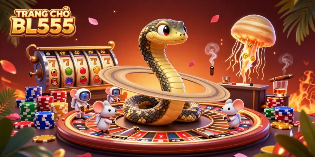 Placing bets moments on TRANG CHỦ BL555's exclusive 3D roulette scene.