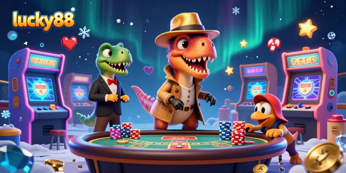 Engage in lucky88 and strategy-filled casino action with dynamic cartoon scenes and vivid game elements.