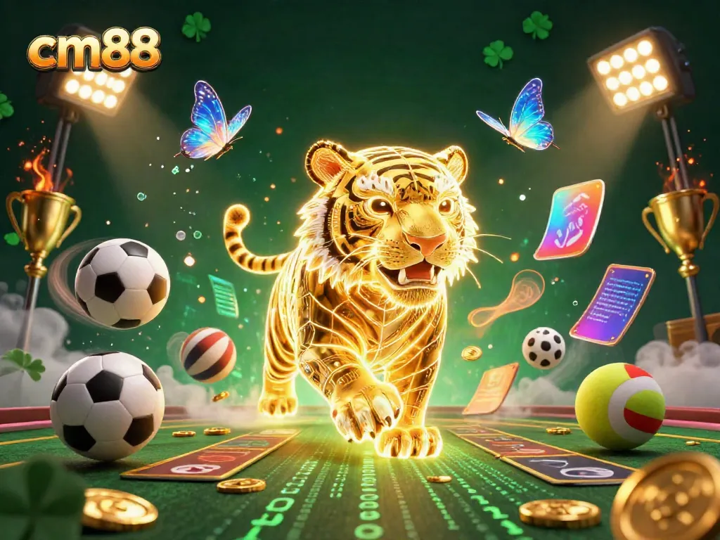 Experience exhilarating gameplay at cm88 with vibrant casino elements and dynamic sports scenes.