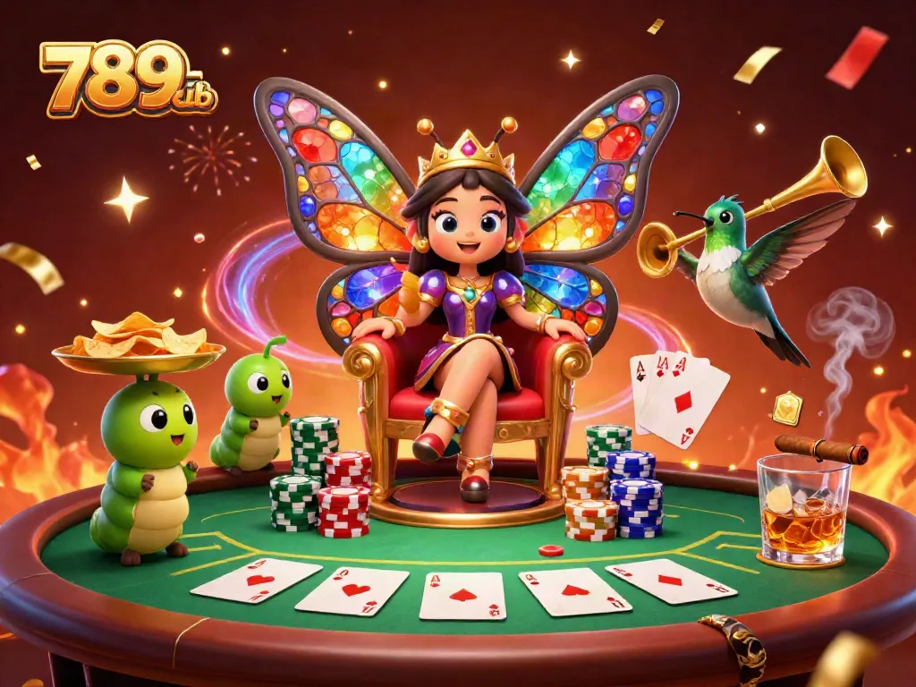 Experience the excitement of 789club with colorful characters engaging in a vibrant casino scene.