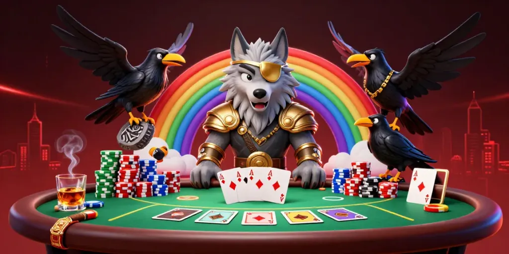 Experience thrilling gameplay at 88VBET with Odin and ravens in a dynamic casino setting.
