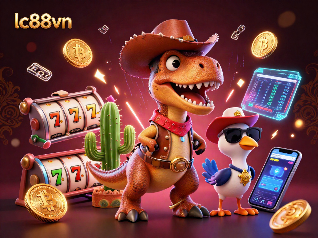 lc88vn engages players with virtual slot adventures under bright casino lights.