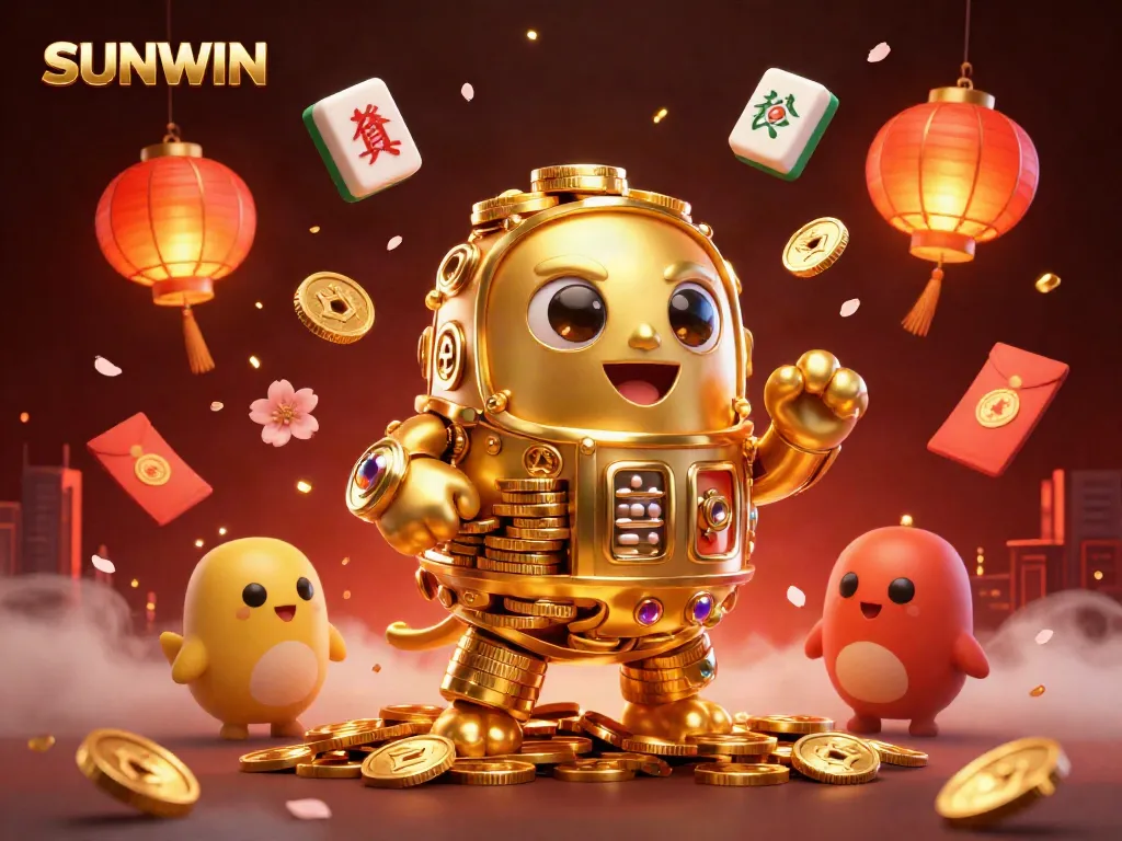 Experience thrilling moments at SUNWIN with our vibrant casino gaming scene featuring colorful characters and dynamic elements.